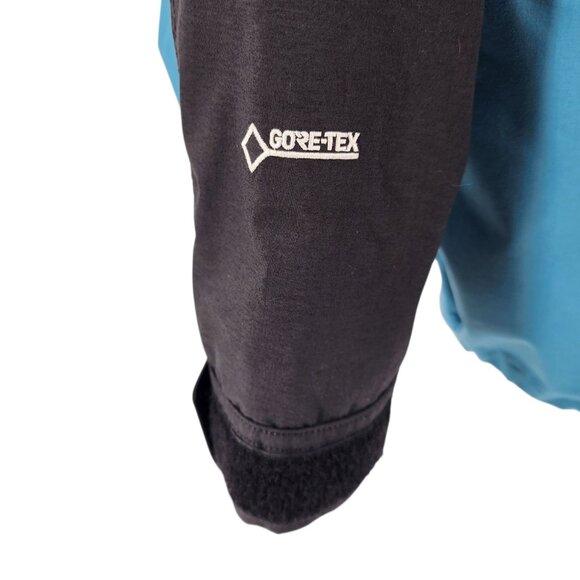 Vintage The North Face Mens Large Jacket Gore-Tex Mountain Hooded Zipper Blue - Picture 5 of 15
